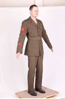  Photos Army Officer Man in uniform 1 20th century Army Officer a poses whole body 0006.jpg